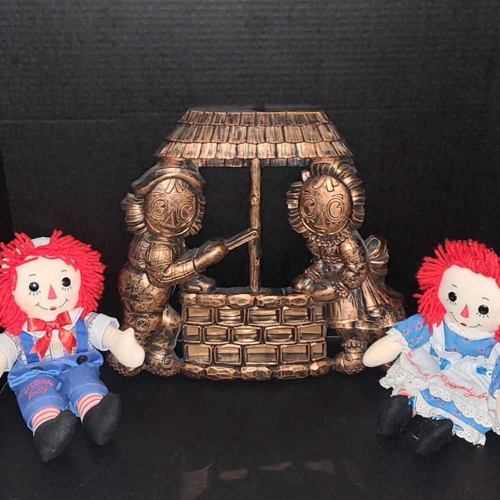 🎃 🪆Russ & Coppercraft Guild Raggedy Ann and Andy Collectable lot